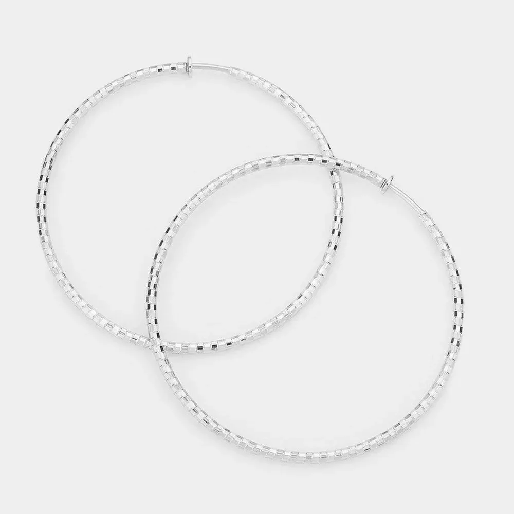 Clip on silver 3 1/4